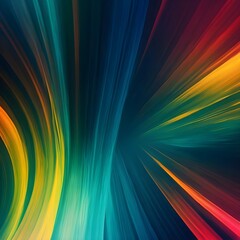 Obraz premium Abstract Colorful Swirls and Rays