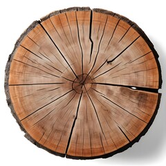 Cross Section of Tree Trunk