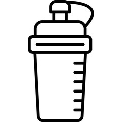 Protein Shake Icon Vector Element