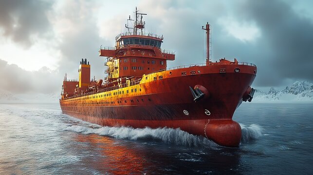 Ocean-Going Freighter of 10,000 DWT