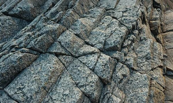 Close Up Rock Formation Gray Texture Outdoor
