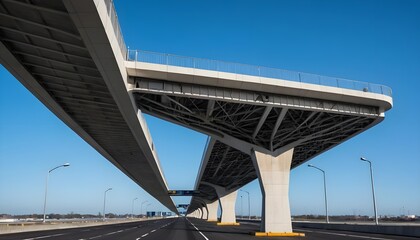 Modern Highway Overpass Structure