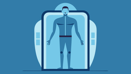 These descriptions should provide a clear and vivid idea of wholebody cryotherapy chambers focused on antiaging treatments for vector illustrations.