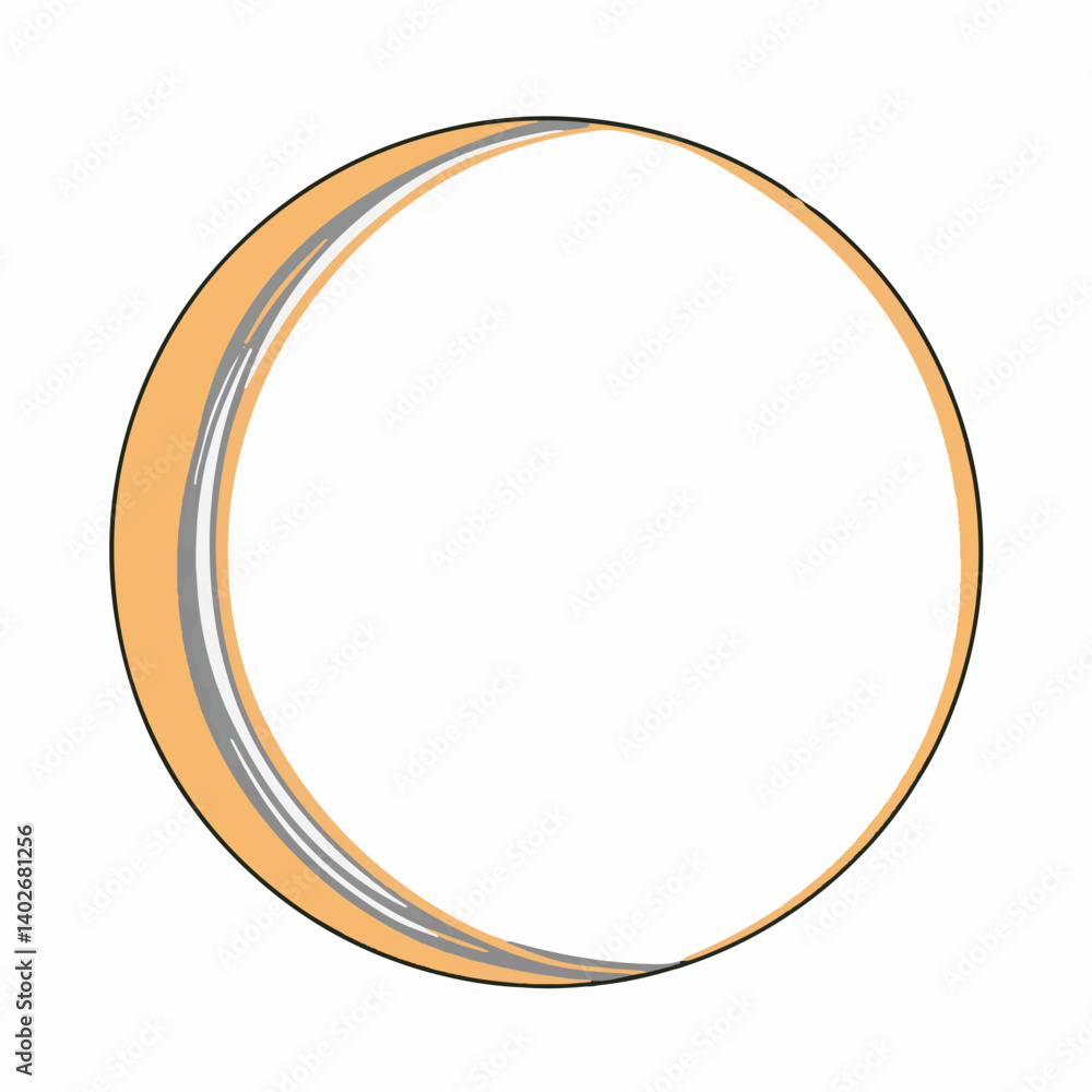 Poster geometric circle frames simple shape abstract pattern