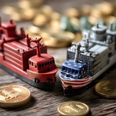 United States tariffs government import tariff China,to increase the American economy.Industrial Tariffs growth.Import Tariffs increase.Trade war policy United States with China.