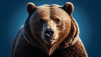 Majestic Grizzly Bear Portrait