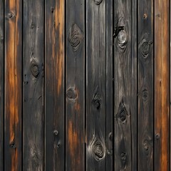 Obraz premium Dark Weathered Wooden Planks Background