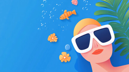 Water sport, A couple snorkeling and capturing underwater moments with high fidelity detail in a vibrant aquatic environment.