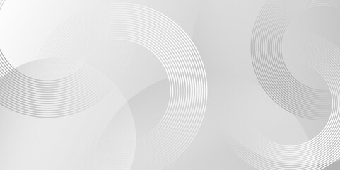 White abstract background with circles.A blurry white image with smooth, round shapes.Suitable for presentation design, websites, banners, advertising, marketing, cover poster etc