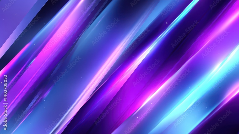 Poster dynamic abstract background with vibrant colorful lines and energetic flow vivid