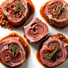 Stuffed Meat Rolls in Rich Sauce