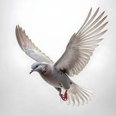 Obraz premium Collared Dove in Flight