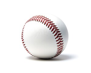 Baseball on White Background