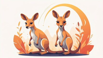 Fototapeta premium A Playful Kangaroo