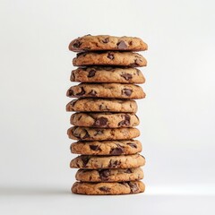 Stack of Chocolate Chip Cookies