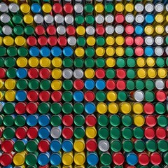 Colorful Cans Pattern