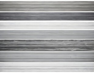 Obraz premium Grey and White Wood Plank Textures, Set of Eight Horizontal Banners