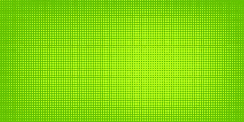 Dots halftone green color pattern gradient texture with technology digital background. Dots pop art comics with nature graphic design.