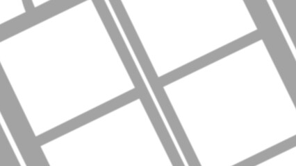 Ombres de carreaux de fenêtre sur un mur gris clair. Effet de lumière naturelle créant des formes géométriques. Texture subtile et minimaliste. Idéal pour superposition ou arrière-plan © Mykmicky