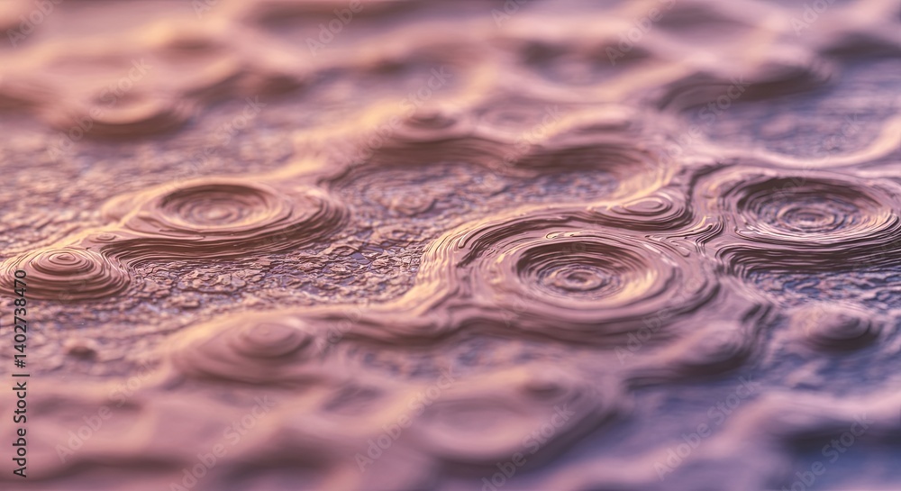 Poster a close up of a rocky surface with many small circles