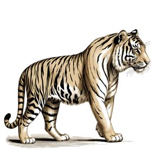 Fototapeta premium Majestic Tiger Profile