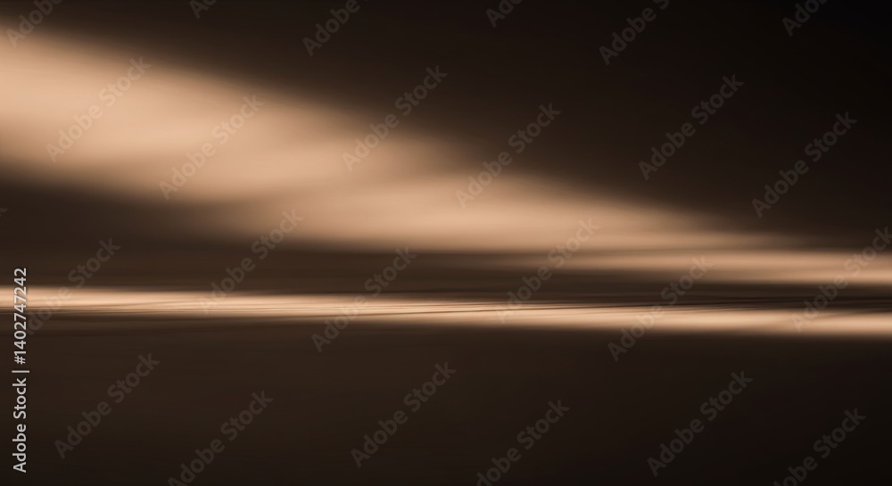Aufkleber A dark background with a light source casting a shadow
