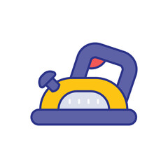 Electric Planer Icon vector stock illustration