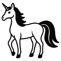horse vector illustration isolated