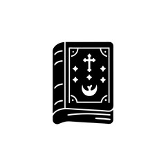 creative details Bible Icon Vector Illustration