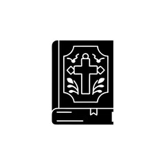 creative details Bible Icon Vector Illustration