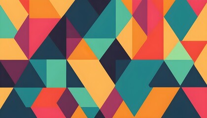 Obraz premium Abstract Geometric Triangle Pattern