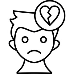 Heartbreak icon