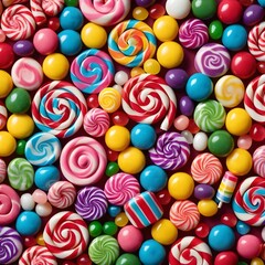Fototapeta premium Colorful Candy Background