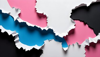 Obraz premium Torn Paper Abstract Background