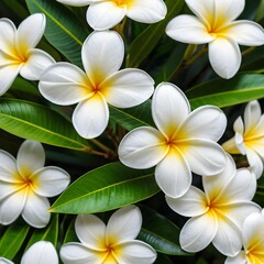 Fototapeta premium Close-up of Plumeria Flowers