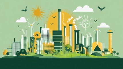 Obraz premium How can engineering contribute to reducing carbon footprints in industries?
