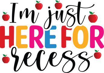 I'm Just Here for Recess