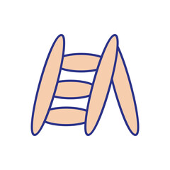 Ladder Icon vector stock illustration