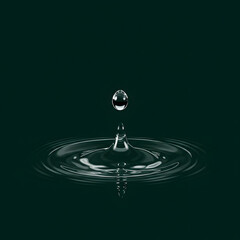 Gotas de agua cayendo