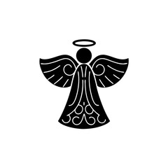 creative details Angel Icon Vector Illustration