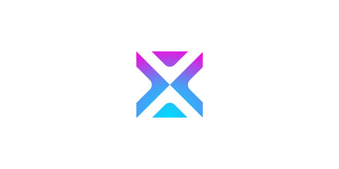 X logo design, X Box logo design, Technology logo design template