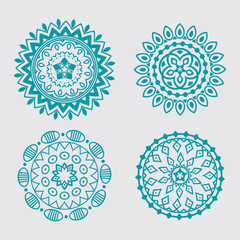 Unique Mandala Vector design set