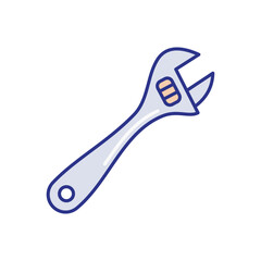 Wrench Icon vector stock illustration