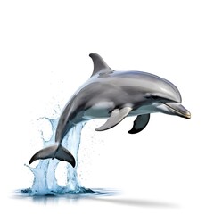 Fototapeta premium Dolphin leaping from the ocean