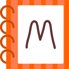 Capital Letter M Icon