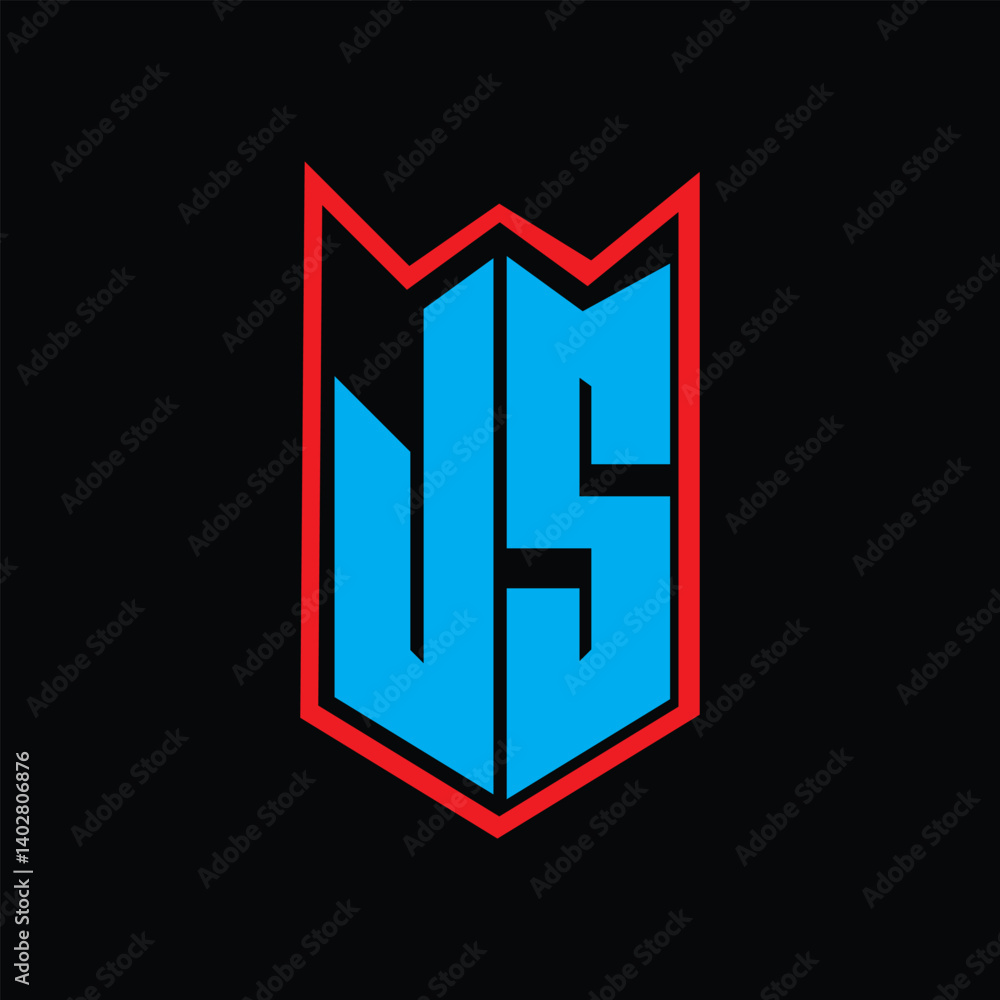 Fototapete js letter logo design. js creative letter logo design vector, js letter initial logo design. js mono