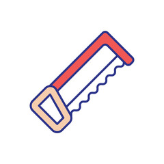Hand Saw Icon vector stock illustration