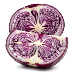 Obraz premium Sliced Red Cabbage