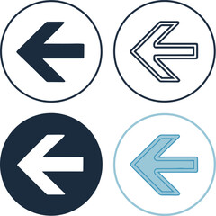 Arrow icons show web direction and power