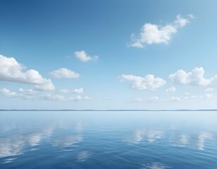 Obraz premium Calm Sea and Sky